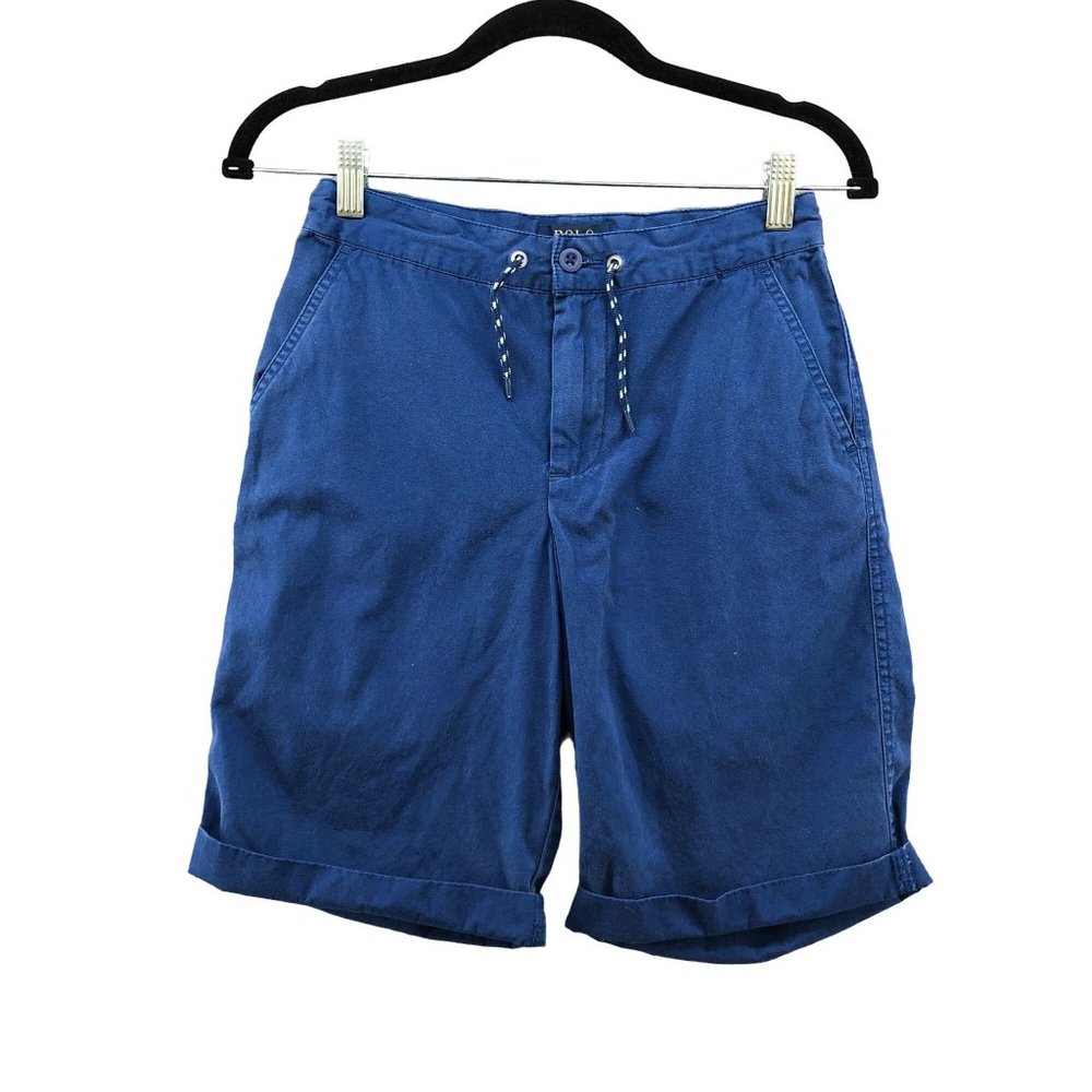 Polo by Ralph Lauren Blue Boys' Drawstring Chino Shorts